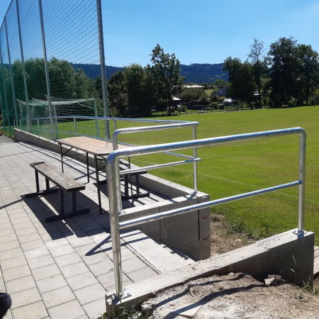 Zábradlí FK Poteč